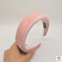 Thick Wide Velvet Headbands for Women - Soft and Adjustable