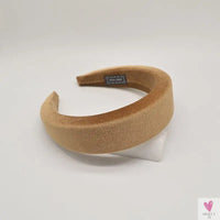 Thick Wide Velvet Headbands for Women - Soft and Adjustable