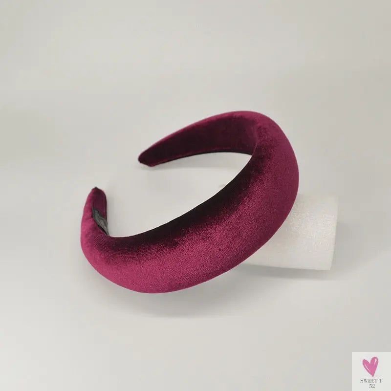 Thick Wide Velvet Headbands for Women - Soft and Adjustable