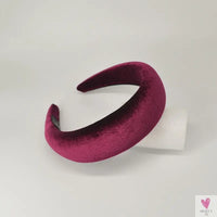 Thick Wide Velvet Headbands for Women - Soft and Adjustable