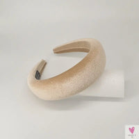Thick Wide Velvet Headbands for Women - Soft and Adjustable