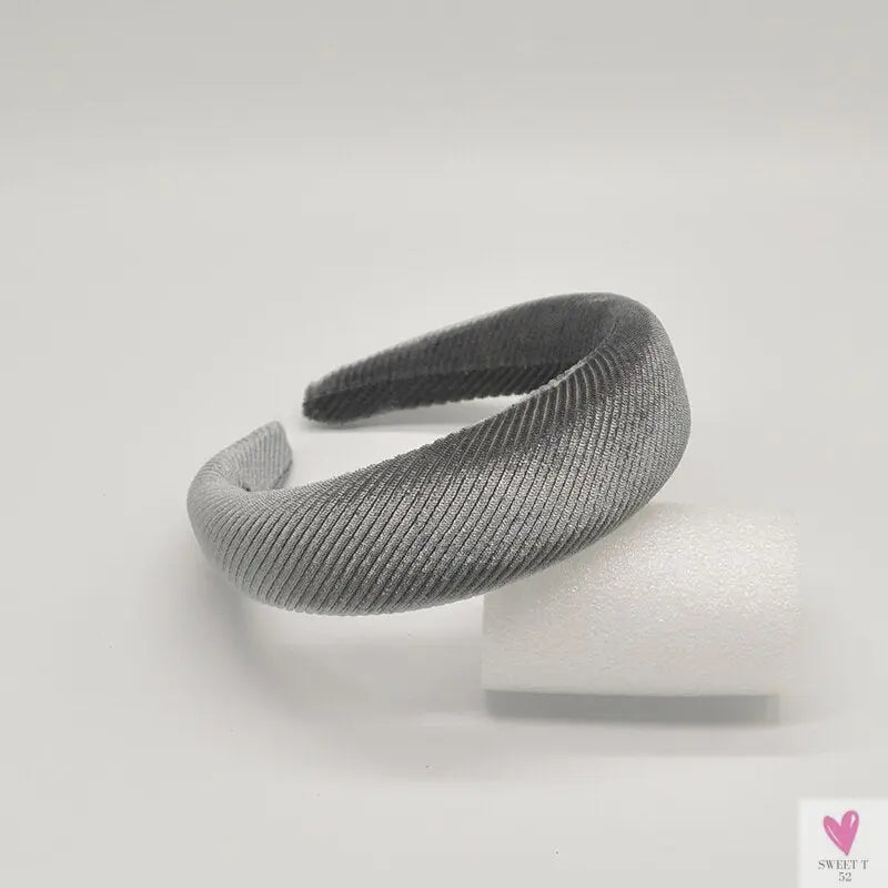 Thick Wide Velvet Headbands for Women - Soft and Adjustable