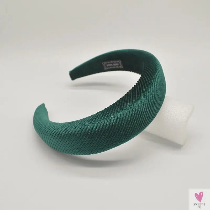 Thick Wide Velvet Headbands for Women - Soft and Adjustable