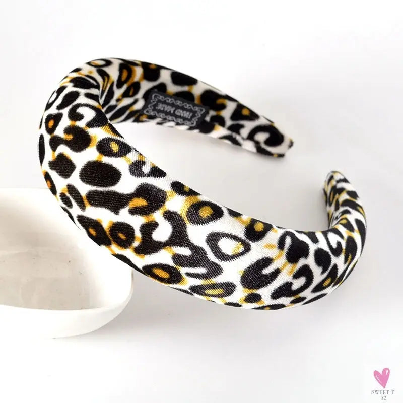 Thick Wide Velvet Headbands for Women - Soft and Adjustable