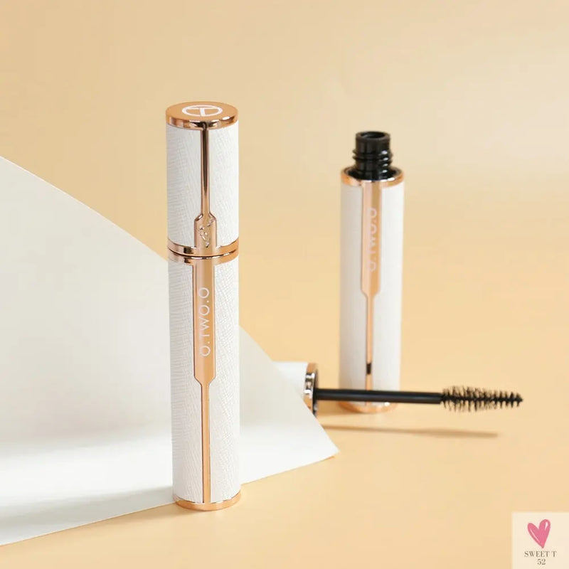 Waterproof 4D Silk Fiber Mascara (2 Brush Heads) - Thick Curling Volume Lashes for Women and Girls