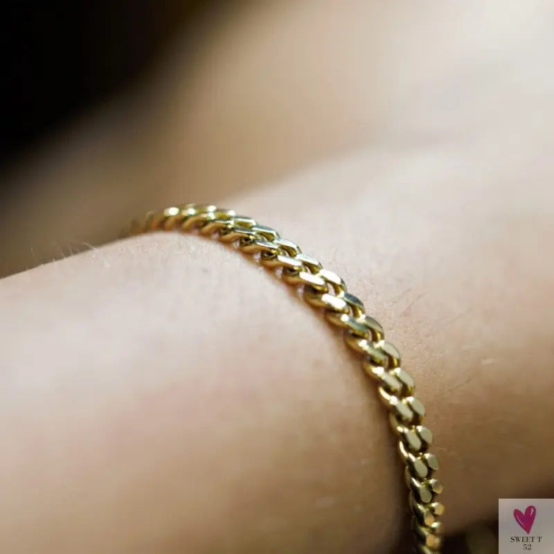 Wide Curb Cuban Basic 3/5/7/9/11mm Chain Link Bracelets for Men/Women - Anti Allergy Stainless Steel Wrist Wear