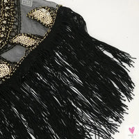 Women's 1920s Sequined Wrap, Great Gatsby Flapper Style Cover-Up