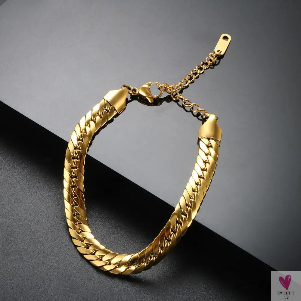 Women's Choker Style Necklace, Dangle Earrings and Bracelet Set in Gold