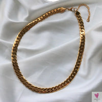 Women's Choker Style Necklace, Dangle Earrings and Bracelet Set in Gold