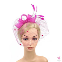 Women's Fashion Flower Fascinator - Feather/Bead Hair Clip/Corsage/Brooch Hair Accessories
