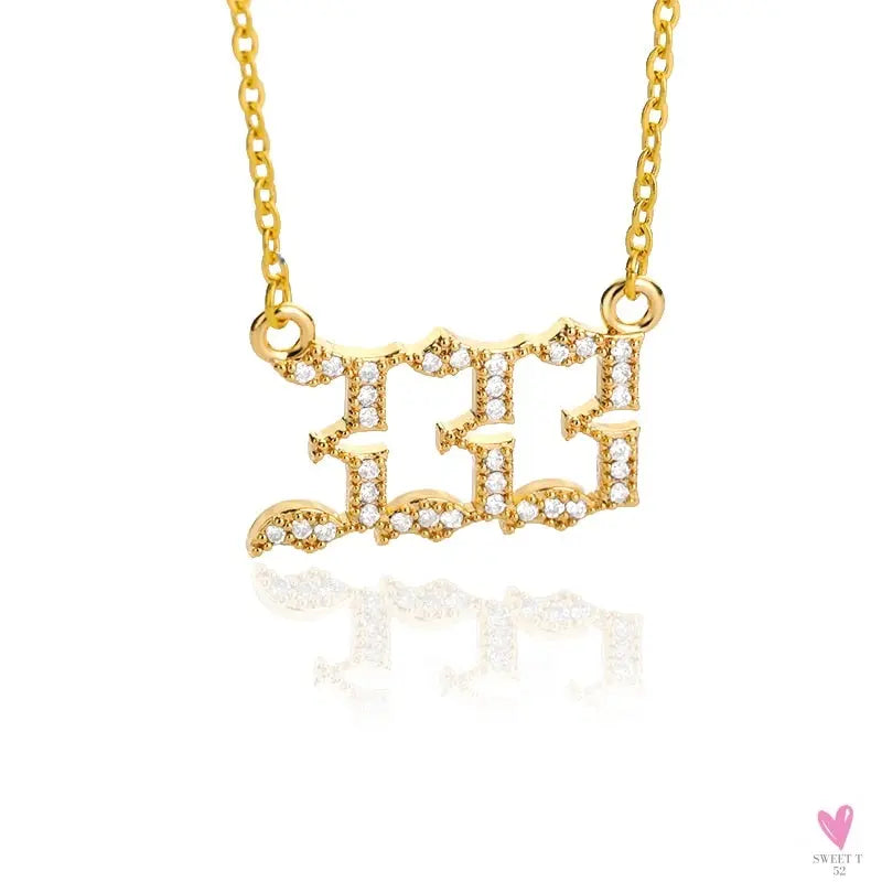 Zodiac Necklace For Women - 12 Constellation Crystal English Letter Choker Necklace