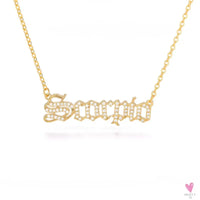 Zodiac Necklace For Women - 12 Constellation Crystal English Letter Choker Necklace