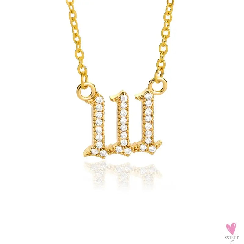 Zodiac Necklace For Women - 12 Constellation Crystal English Letter Choker Necklace