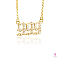 Zodiac Necklace For Women - 12 Constellation Crystal English Letter Choker Necklace