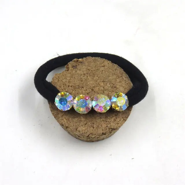 Diamond/Pearl Elastic Hair Accessory for Special Occasions for Women or Girls