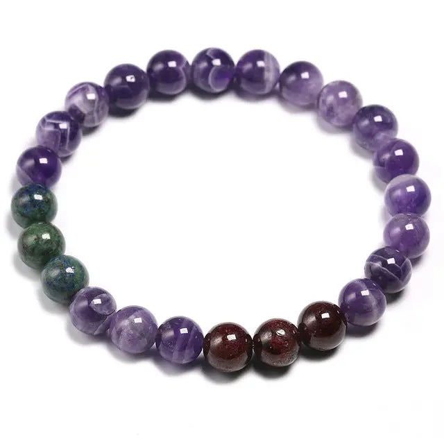 Onyx Beads Jewelry Set for Women and Girls - Natural Garnet Necklace and Bracelet