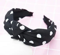 Top Knot Handmade Elastic Hair Bow/Headband for Women and Girls in Print Patterns