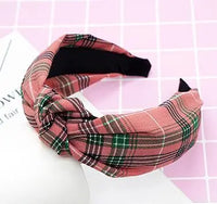 Top Knot Handmade Elastic Hair Bow/Headband for Women and Girls in Print Patterns