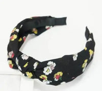 Top Knot Handmade Elastic Hair Bow/Headband for Women and Girls in Print Patterns