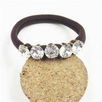 Diamond/Pearl Elastic Hair Accessory for Special Occasions for Women or Girls