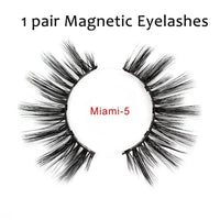 Double Layer Magnetic False Eyelashes & Eye Liner With Tweezers for Women and Girls