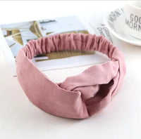 Top Knot Handmade Elastic Hair Bow/Headband for Women and Girls in Print Patterns
