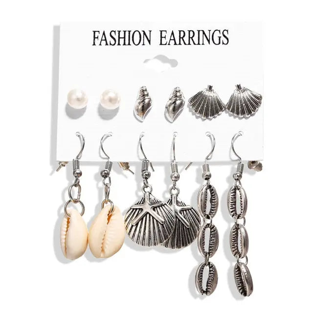 6 to 15 Tassel Earring, Long Drop Earring and Stud Earring Sets for Women and Girls