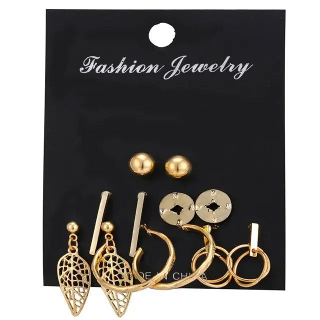 6 to 15 Tassel Earring, Long Drop Earring and Stud Earring Sets for Women and Girls
