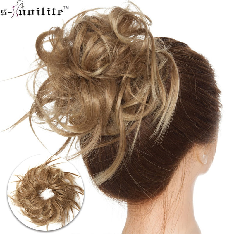 Chignon/Donut Messy Hair Scrunch/Extension for Women and Girls