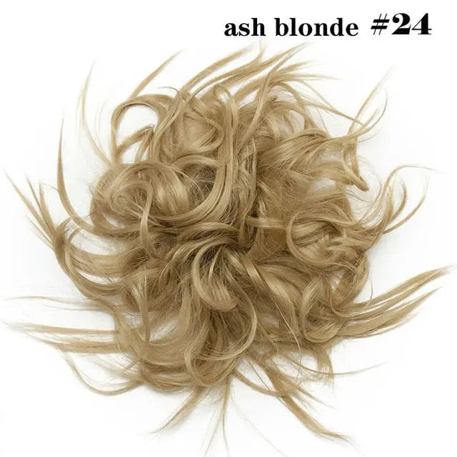 Chignon/Donut Messy Hair Scrunch/Extension for Women and Girls