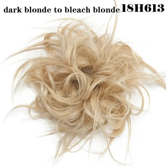 Chignon/Donut Messy Hair Scrunch/Extension for Women and Girls