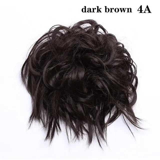 Chignon/Donut Messy Hair Scrunch/Extension for Women and Girls