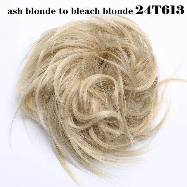 Chignon/Donut Messy Hair Scrunch/Extension for Women and Girls