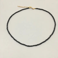 Beaded Choker Necklace in String Style for Women and Girls - Solid and Multi-Colors