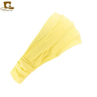 2 in 1 Cotton and Spandex Head Band/Wrap in Bold Colors for Women and Girls