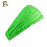 2 in 1 Cotton and Spandex Head Band/Wrap in Bold Colors for Women and Girls