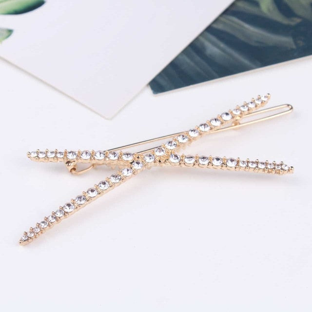 Rhinestone/Crystal Hair Clips/Pins for Women and Girls - Hair Jewelry