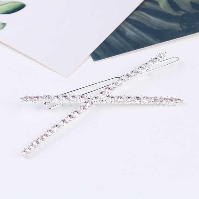 Rhinestone/Crystal Hair Clips/Pins for Women and Girls - Hair Jewelry