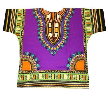 Dashiki African Tee for Men & Women - Unisex -Traditional African Clothing