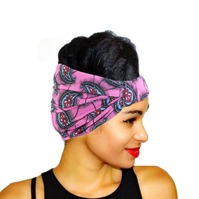 Women's African Pattern Head Wrap, Chemo Cap, Hair Loss Bandana