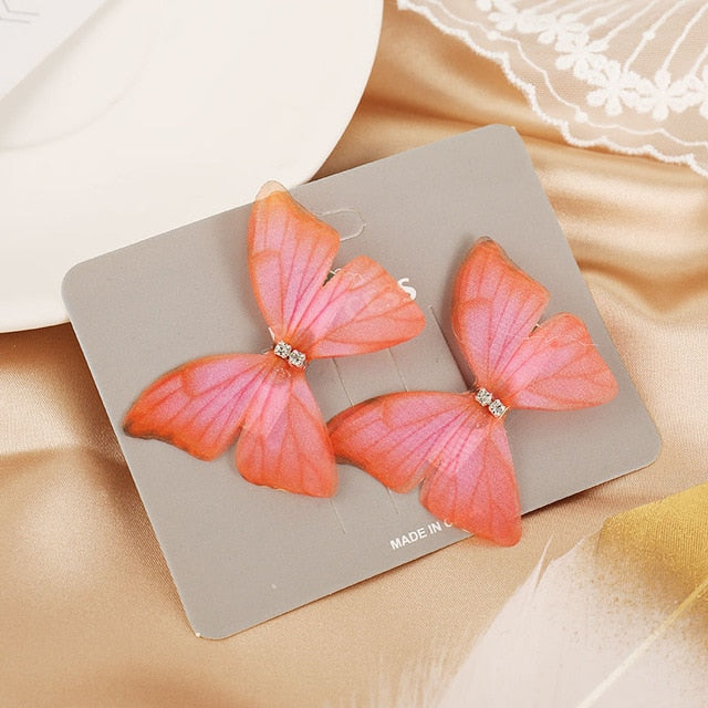 Colorful Butterfly Hair Pins for Women and Girls - 2 Piece Sets