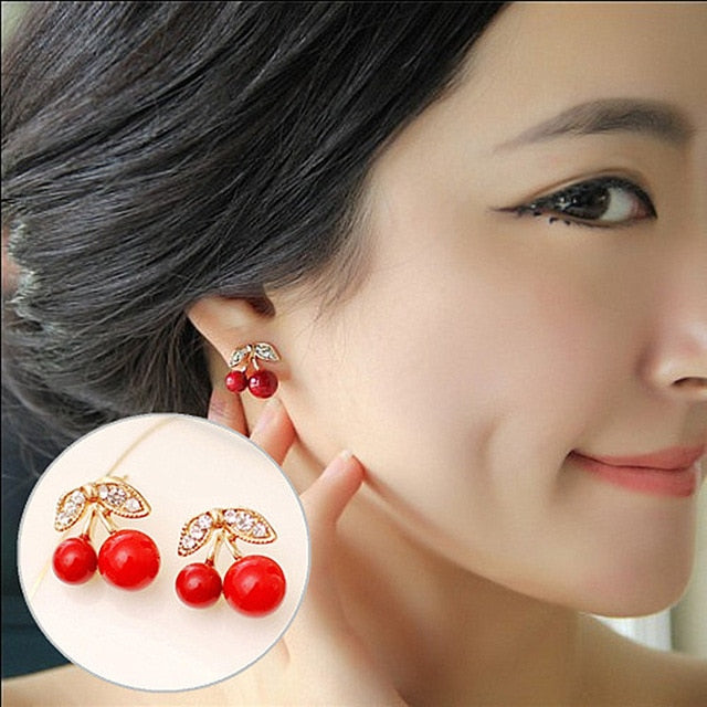 Simulated Pearl/Crystal Stud Earrings In Intricate Patterns for Women and Girls