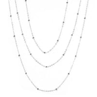 Elegant and Simple Multi-Layer Necklaces in Silver and Gold for Women and Girls