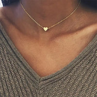 Elegant and Simple Multi-Layer Necklaces in Silver and Gold for Women and Girls