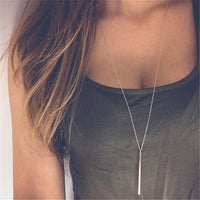Elegant and Simple Multi-Layer Necklaces in Silver and Gold for Women and Girls