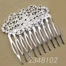 Vintage Fashion Hair Combs for Women and Girls in a Flower Design