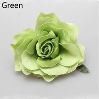 Charming Multicolor Rose Hair Clip - 7 to10 cm in Size for Women and Girls