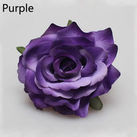 Charming Multicolor Rose Hair Clip - 7 to10 cm in Size for Women and Girls