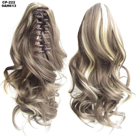 Wavy Synthetic Hair Extensions for Women and Girls, Clip-in, High Temperature Fiber