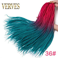 Crochet Ombre Braid Hair Extensions for Women and Girls - 22 Roots/Pack